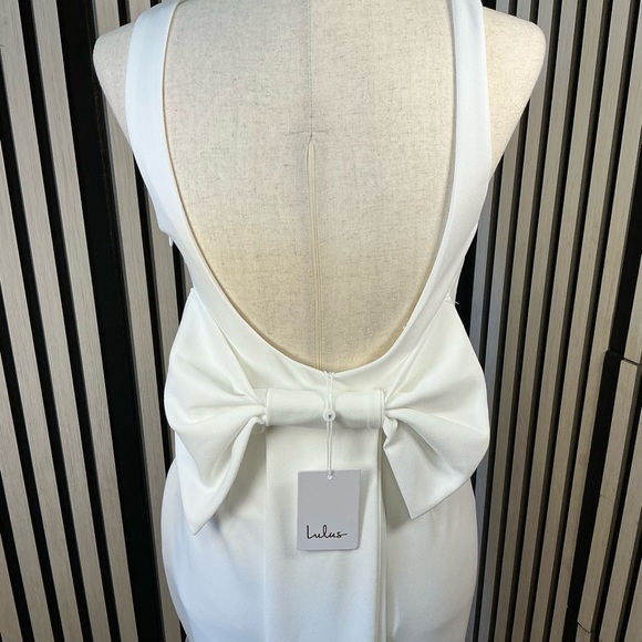 New Lulu's White wedding dress, Sz M - Picture 4 of 7